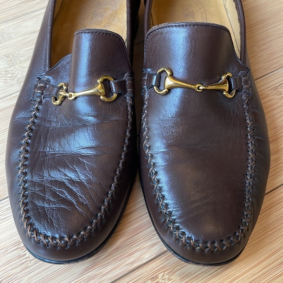 Maus & Hoffman Men\'s Loafers Size 11 M Brown Leather Slip On Dress Shoes Spain main image 4